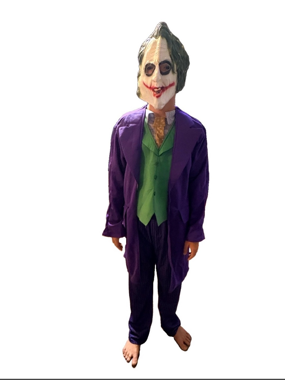 Rubie's The Dark Knight Trilogy Joker Costume Youth Kids Large with Mask 883106
